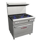 Southbend H4366A 36" Ultimate Gas/Electric Range 3 Saute 2 Pyromax Burners