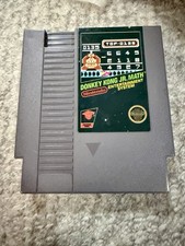 Donkey Kong Jr. Math NES  - Nintendo (1985) Authentic 5-Screw plus 3 nes frn msg