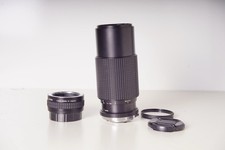 Tokina RMC 70-210mm f:4 Zoom Lens w/Caps 1B Filter 2X Tele-Converter for OM