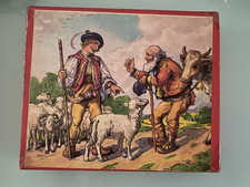 Childrens Vintage, 6 wood block puzzles Made in Czechoslovakia,