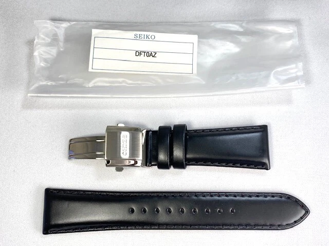 Seiko Leather Wristwatch Bands 22 mm Band Width for sale | eBay