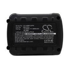 Battery for AEG MC-BS12CA BS12CA Power Tool CS-ABM120PX 12.0v 3000mAh 36.0Wh