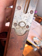 Stanley Rule & Level Co, Antique 28" Feb. 18, 1890 Brass & Mahogany, NICE !