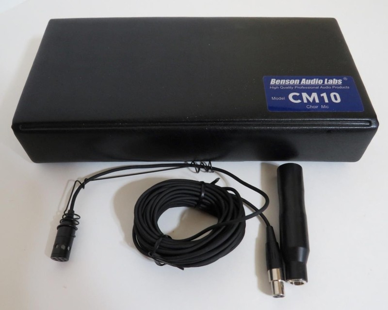 Benson Audio Labs Microphone Mic 1990`s Unused Model CM10 Choir