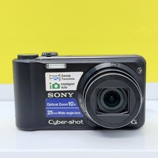 Sony Cyber-Shot DSC-H55 14.1 MP Digital Camera w/ Battery, Charger Black English