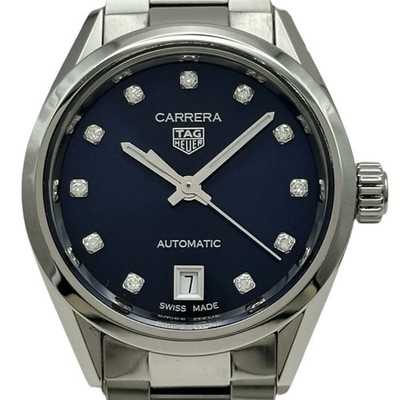 TAG HEUER Carrera Calibre 9 Date WBN2413.BA0621 Blue Stainless Steel Wristwatch