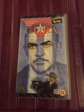 Cuba VHS 1998 Sean Connery Brooke Adams Richard Lester (1979) Recently Tested✓ 