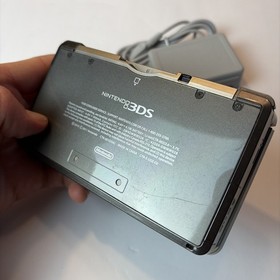 Nintendo 3DS Handheld Video Game Console Black CTR-001 (USA) W Charger US Model