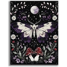 Moon Moth Diamond Art Kits for Adults, Insect Diamond Painting Kits for Adults B