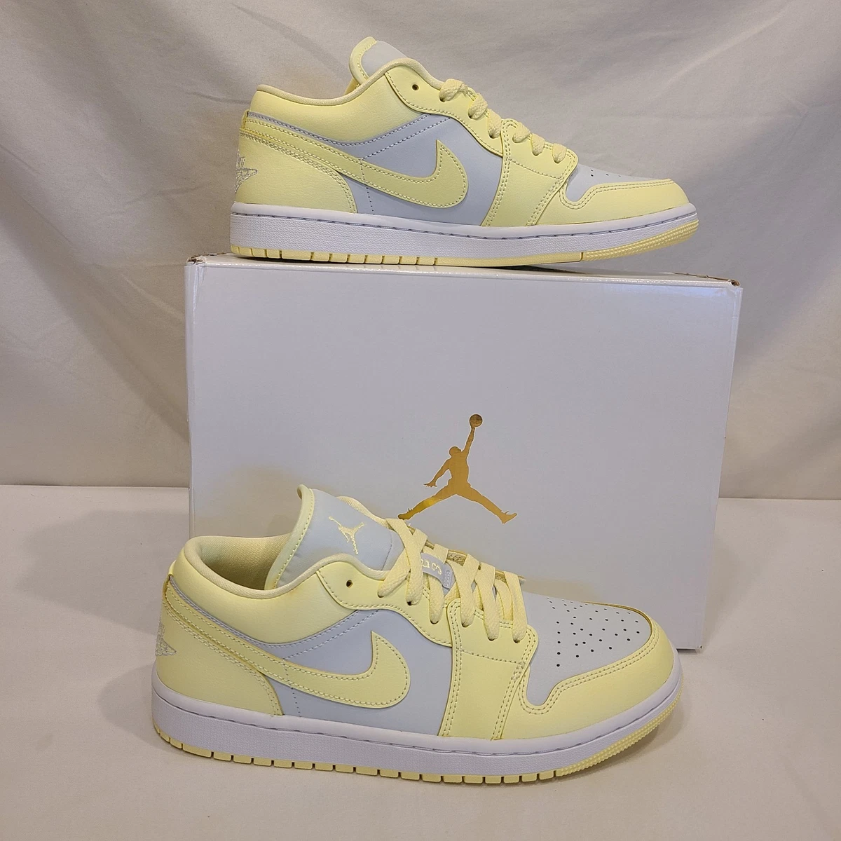 Jordan 1 Low Grey Citron W for sale | eBay