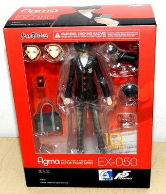 PERSONA5 FIGMA EX-050 MAX FACTORY HERO WITH CAT & MORE NEW SEALED SCHOOL UNI