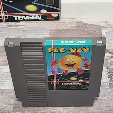 Pac-Man (NES Nintendo, 1990) Tengen - Complete CIB w/ Poster, Box, Manual, Reg