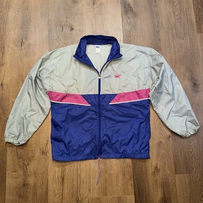 Vtg Asics Tiger Jacket Windbreaker Nylon Running Track retro 70s 80s Mens Large