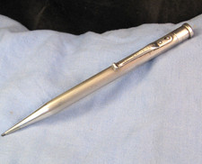 VINTAGE PROPELLING MECHANICAL PATENT 422767 PENCIL YARD O LED STERLING SILVER