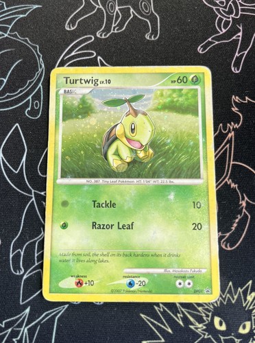 Turtwig DP01 Holo Promo Diamond and Pearl Promos Pokemon Heavily Played