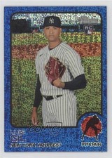 2022 Topps Heritage Chrome Blue Sparkle Luis Gil #373 2g8