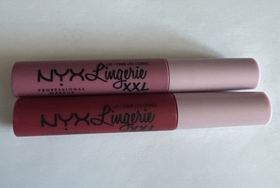 2 New NYX LINGERIE XXL MATTE LIQUID LIPSTICK 0.13oz 15 Push D Up 28 Untamable