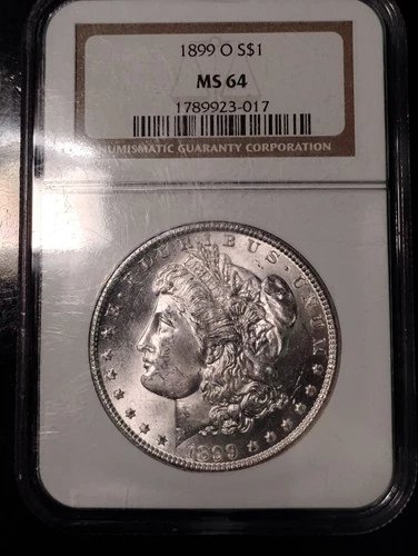 1899 O Morgan Silver Dollar NGC MS 64
