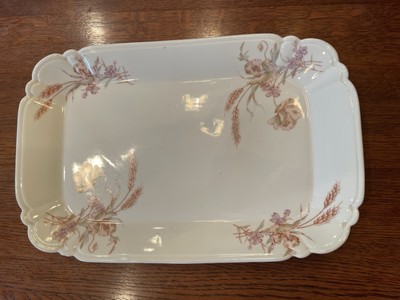 Carlsbad Austria Flower  Serving Platter Pattern 2097 Antique China
