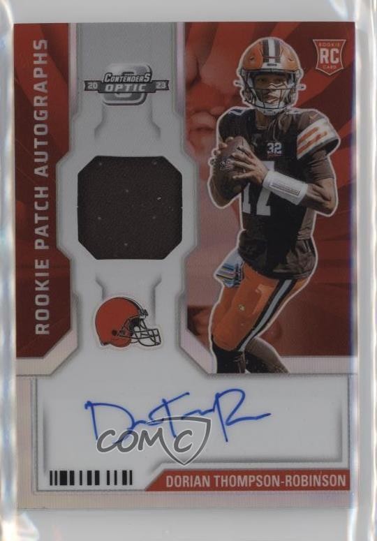 2023 Contenders Optic 53/75 Dorian Thompson-Robinson RPA Patch Auto RC 16wc