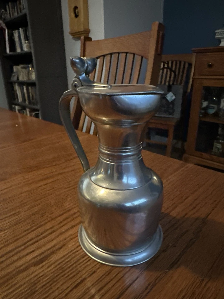 Royal Holland Daalderop оловянный желудь с крышкой сливочник сироп кувшин - Изображение 2 из 3