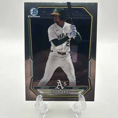 2026 Bowman Chrome Baseball Prospects BCP-63 Leo De Vries Athletics