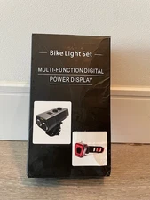 USB Rechargeable Bicycle Light Set Bike Head Light Front Lamp Set Cycling US