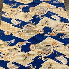 Rising Legacy DOUBLE Width 1930s Boys Vintage Japanese Kimono Lining Fabric