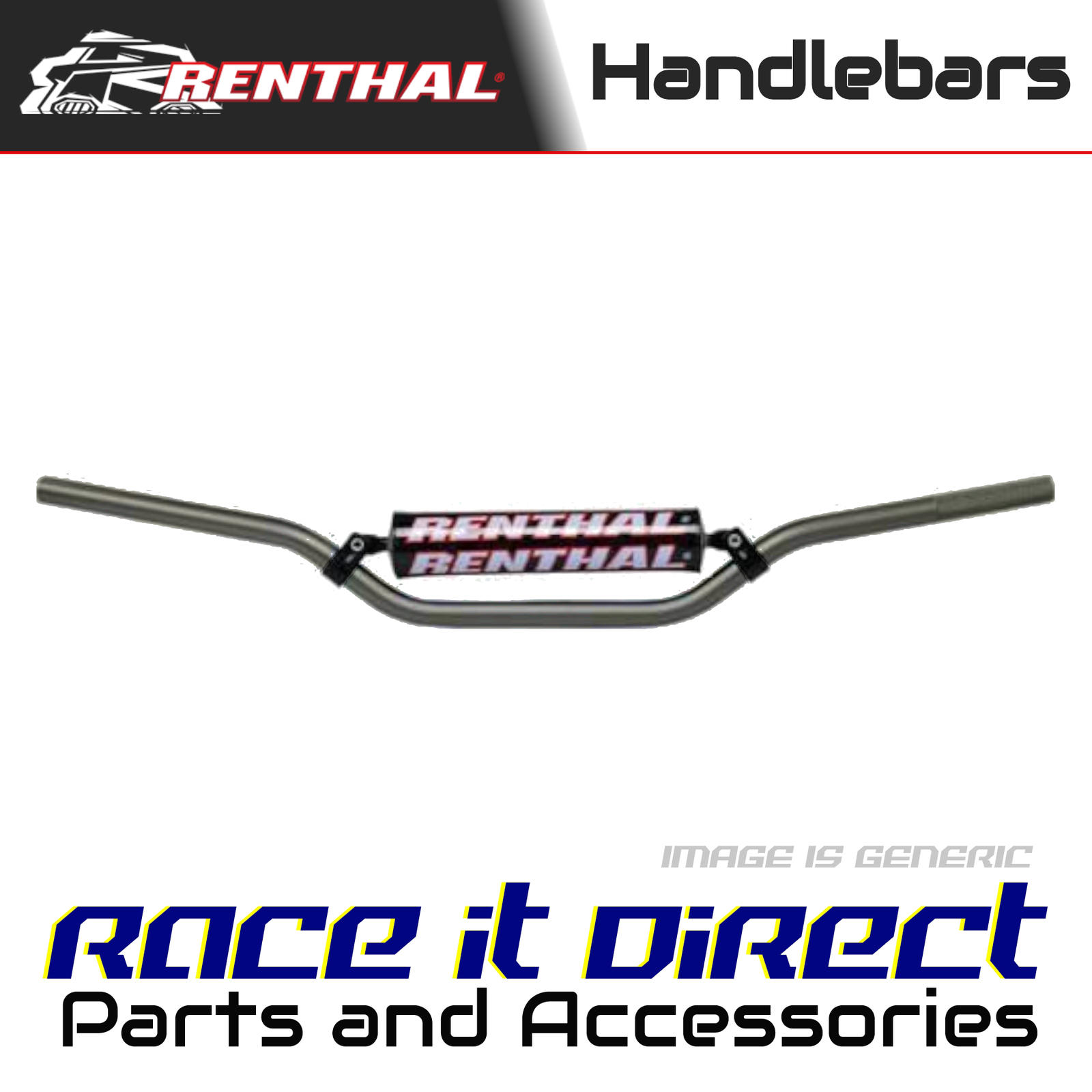 Handlebar for KAWASAKI KLX 450R 2022 Tanium Renthal