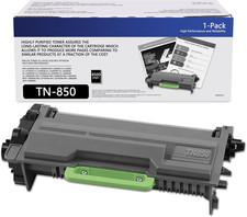 Brother TN850 TN-850 High Yield Black Toner Cartridge Replacement