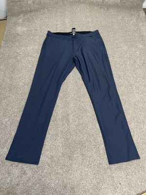 Athleisure Performance technical TravisMathew Golf Pants Mens 36x33 Blue Stretch