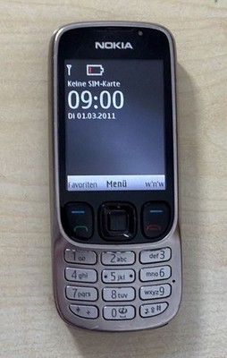Nokia 6303i (RM-638) Silber Gebraucht Volle Funktion Händler Garantie