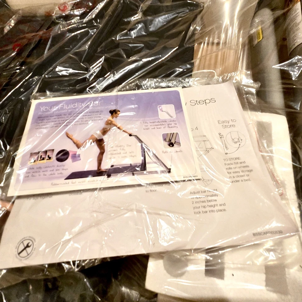 Fluidity Bar Fitness Evolved Dance Pilates Ballet Yoga Exercise Barre System - Image 2 of 4