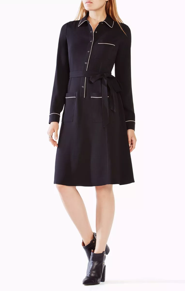 Bcbg black comb dress 2025