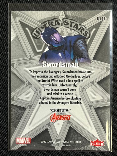Tarjetas insertables Fleer Ultra Avengers Ultra Stars 2022 *Tú eliges* - Imagen 32 de 40