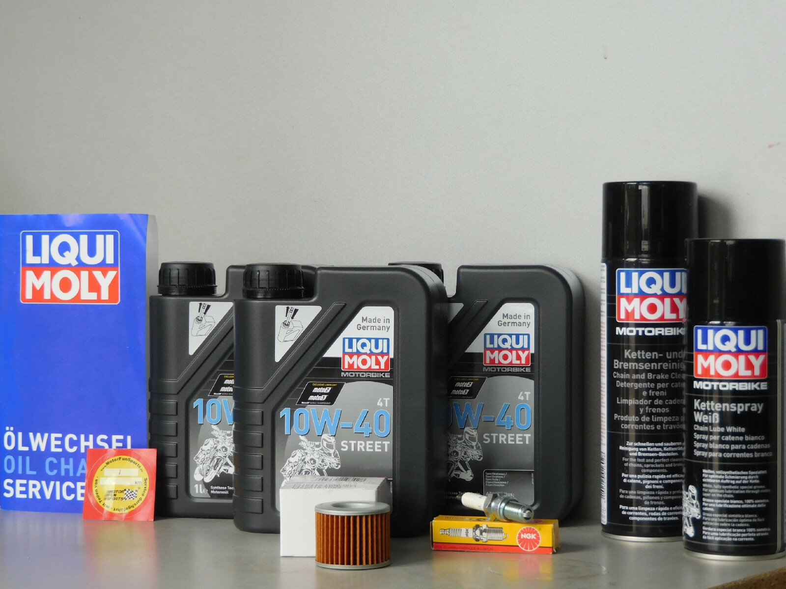 Maintenance Set Honda FT 500, with Oil Filter, Spark Plug, Inspection