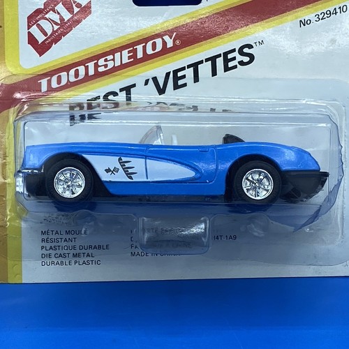 Vintage Tootsie Toy 1959 Blue Chevy Corvette Diecast & Plastic 1:32 Best Vettes - Picture 5 of 16