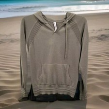 Athleta Hooded Sweater Women s XXS Light Green