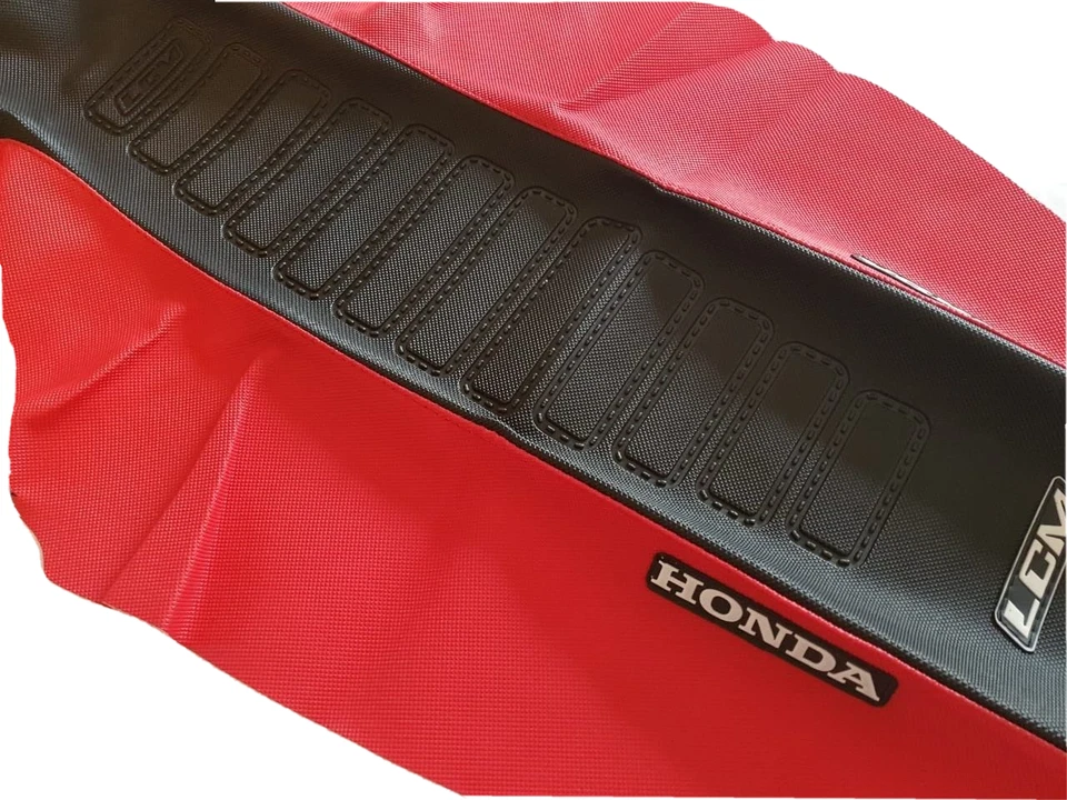 🚩 Funda asiento ultragrip para honda xr250r xr 250 1988-1995 rojo negro envío rápido 🌎 Foto 2 de 4