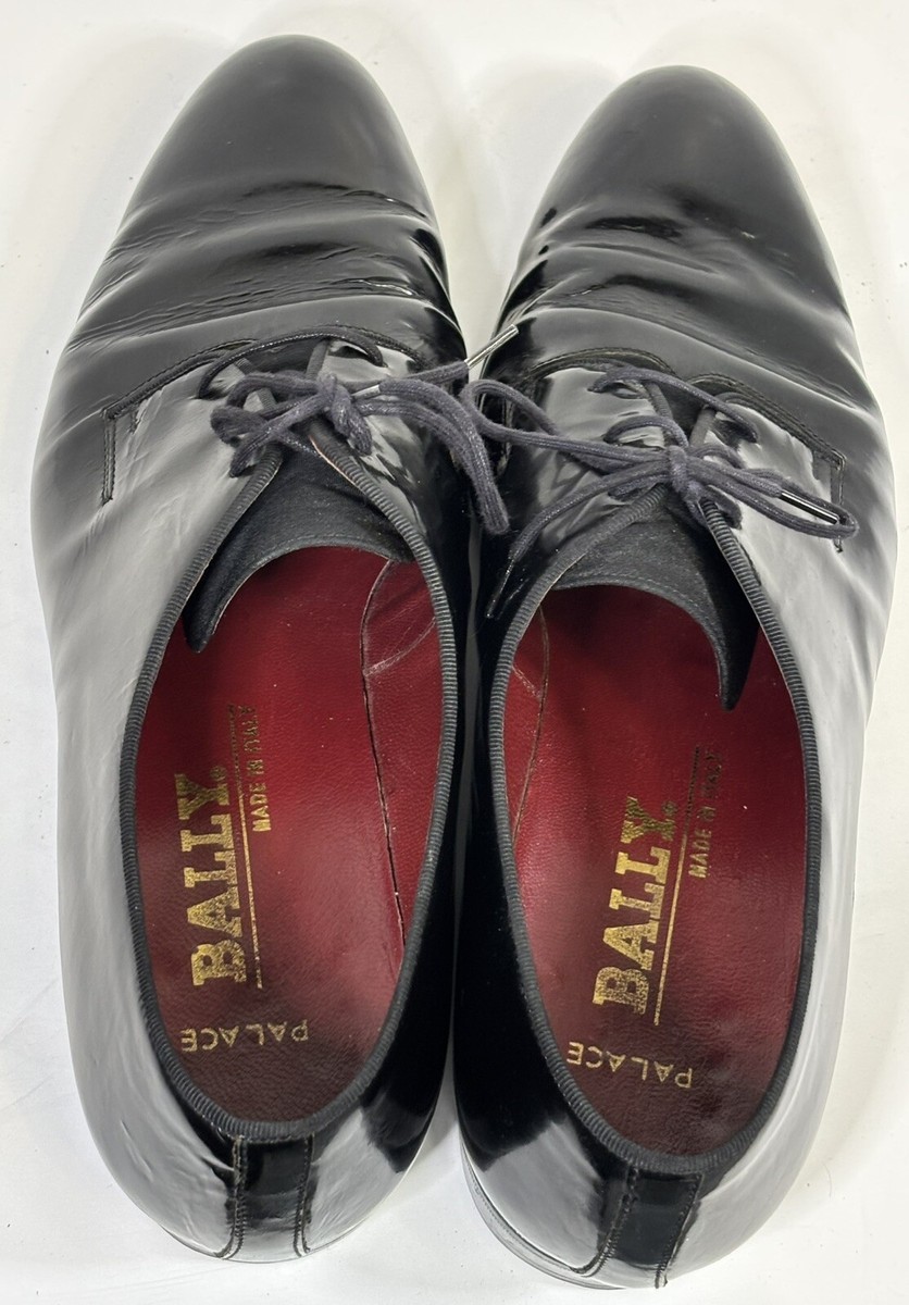 Bally Palace Black Patent Leather Dress Shoes Mens 10 M | eBay display picture 2