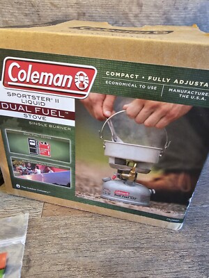 バーベキュー・調理用品 Coleman Deluxe Sportster II Model 533 Coleman Sportster Dual Fuel II Reviews - Trailspace