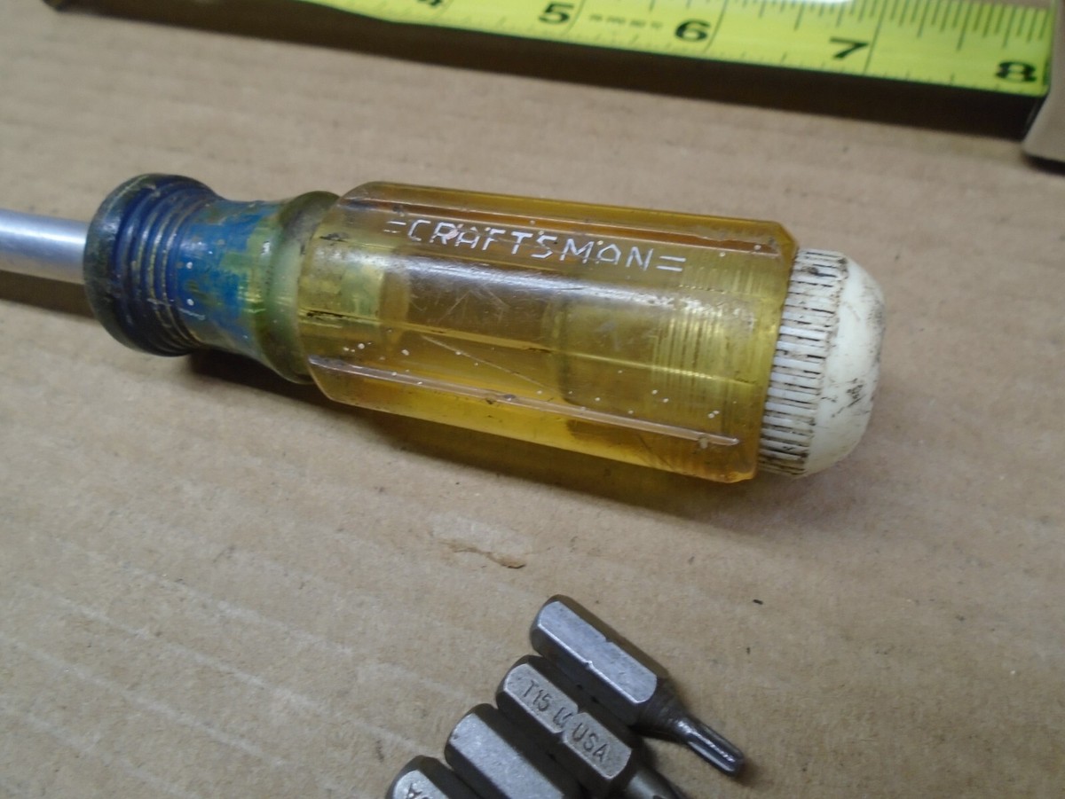 Craftsman USA Magnetic Bit Driver with 4 Torx Bits No 41467 | eBay