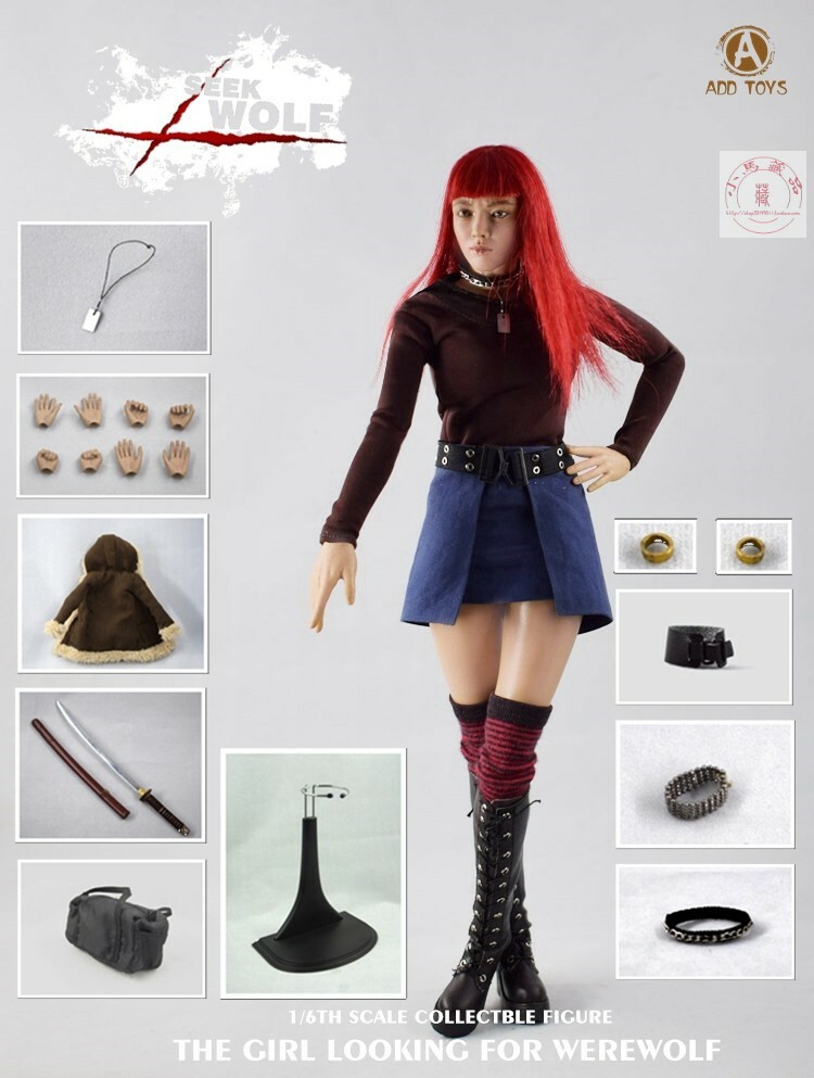 ADDTOYS 1/6スケール コレクタブルフィギュア シークウルフ AD01 ADD TOYS AD01 1/6 Seek Wolf Girl Wolverine Yukio Female Action