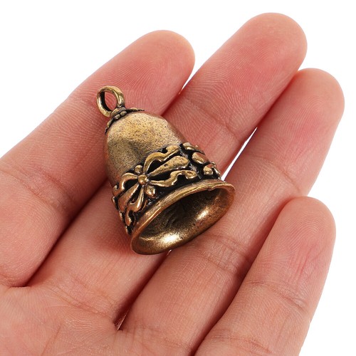 DIY Brass Jewelry Accessories Retro Style Chime Pendant Pure Copper Bell Bell - 第 4/12 張圖片