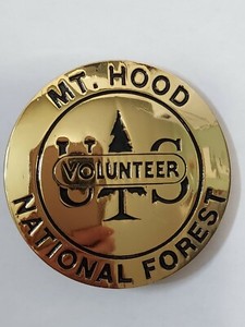 USFS USDA, Forest Service, Department of Agriculture Volunteer uniform badge