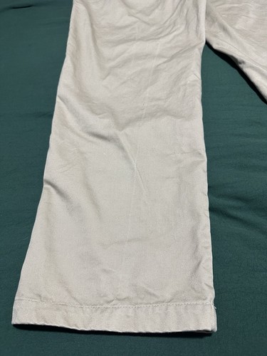 Men's Orvis Pants 38x30 40 Beige Fit Pleated 9.5oz Twill Khaki - Picture 11 of 19