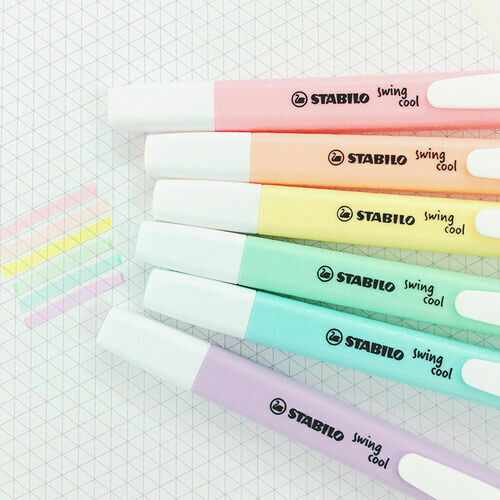 STABILO Swing Cool Pastel Highlighters 
