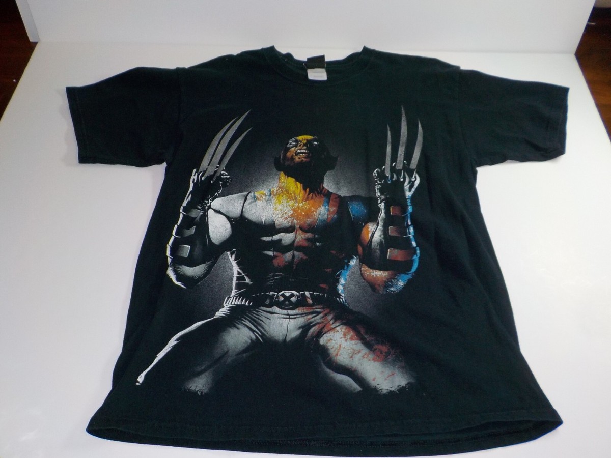 Marvel Mad Engine Wolverine X-Men Black T Shirt Size LARGE | eBay