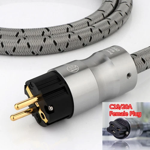 Krell 20A C19 Audio Stromkabel Audiophile US EU Schuko AU Stecker Verstärkerkabel - Bild 15 von 20