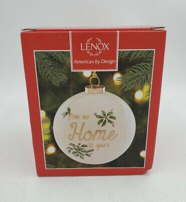 LENOX XMAS ORNAMENT FROM OUR HOME TO YOURS 4